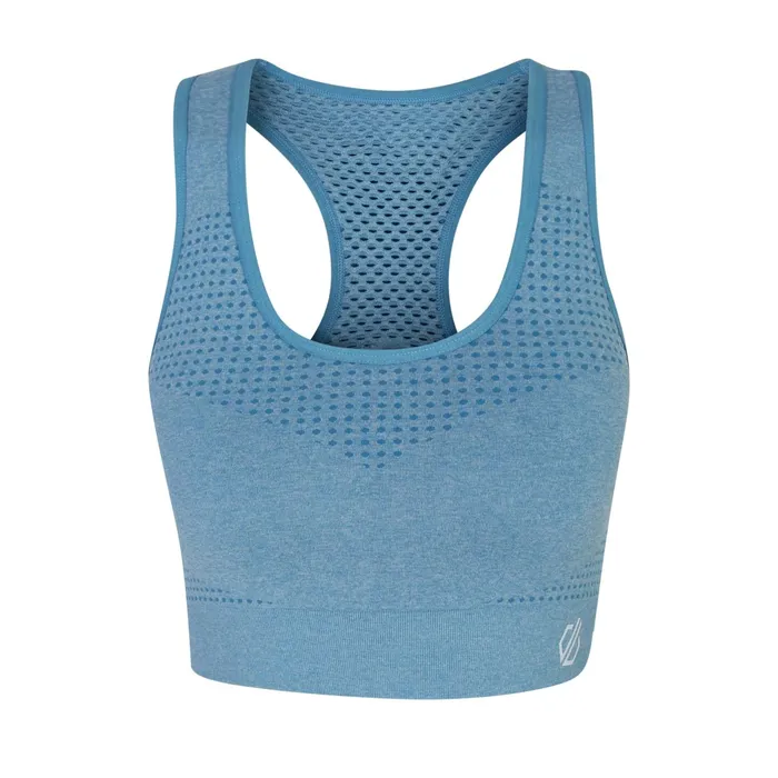 Dare 2b Gym Tops Don039t Sweat It Ii Sports Bra Niagara Blue Marl 8211 Women