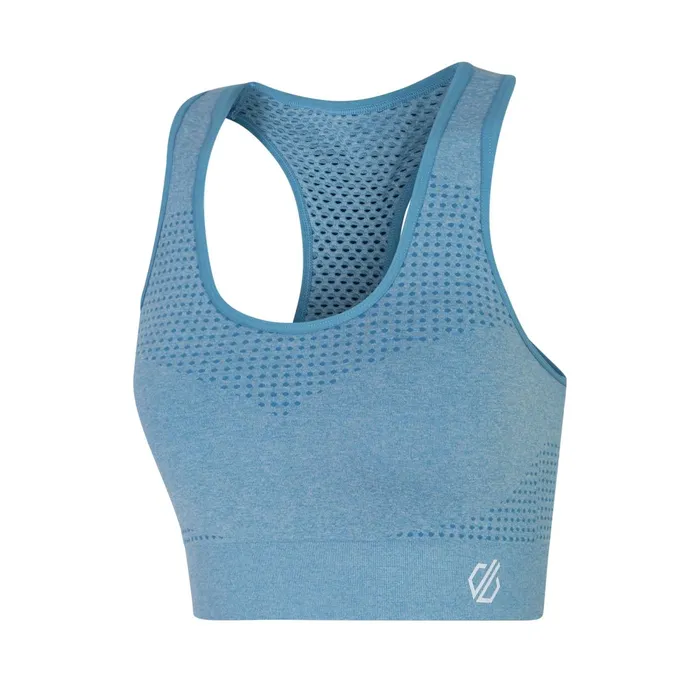Dare 2b Gym Tops Don039t Sweat It Ii Sports Bra Niagara Blue Marl 8211 Women