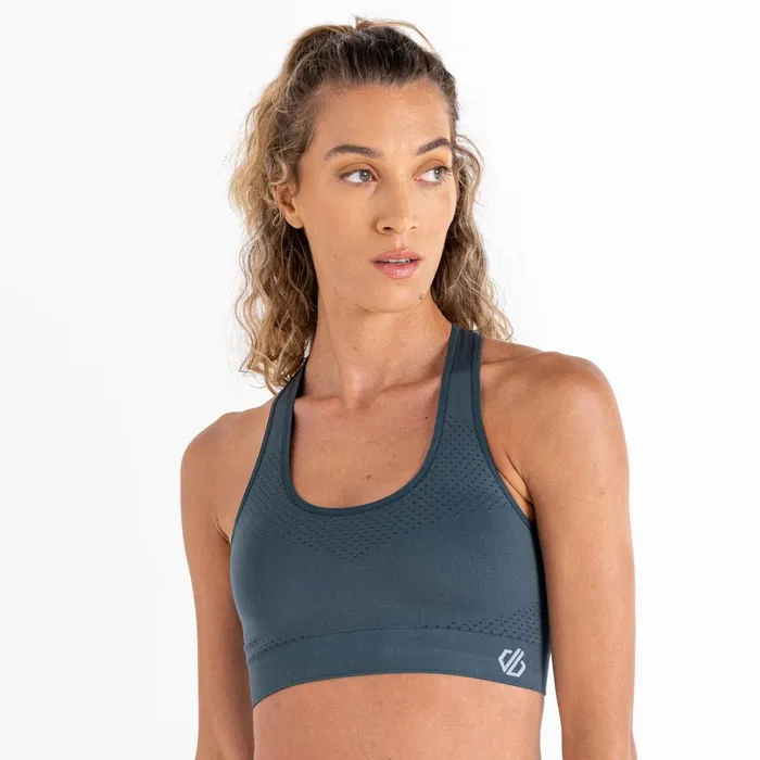 Dare 2b Gym Tops Don039t Sweat It Ii Sports Bra Orion Grey 8211 Women