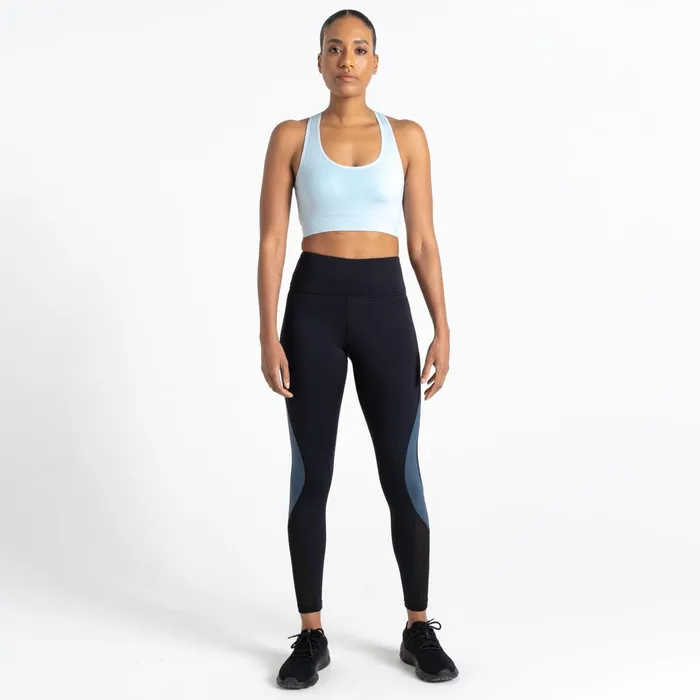 Dare 2b Gym Tops Don039t Sweat It Ii Sports Bra Quiet Blue 8211 Women