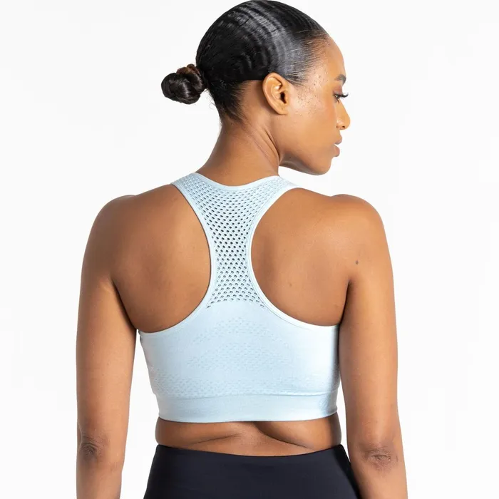 Dare 2b Gym Tops Don039t Sweat It Ii Sports Bra Quiet Blue 8211 Women