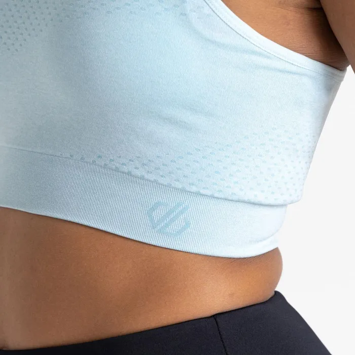 Dare 2b Gym Tops Don039t Sweat It Ii Sports Bra Quiet Blue 8211 Women