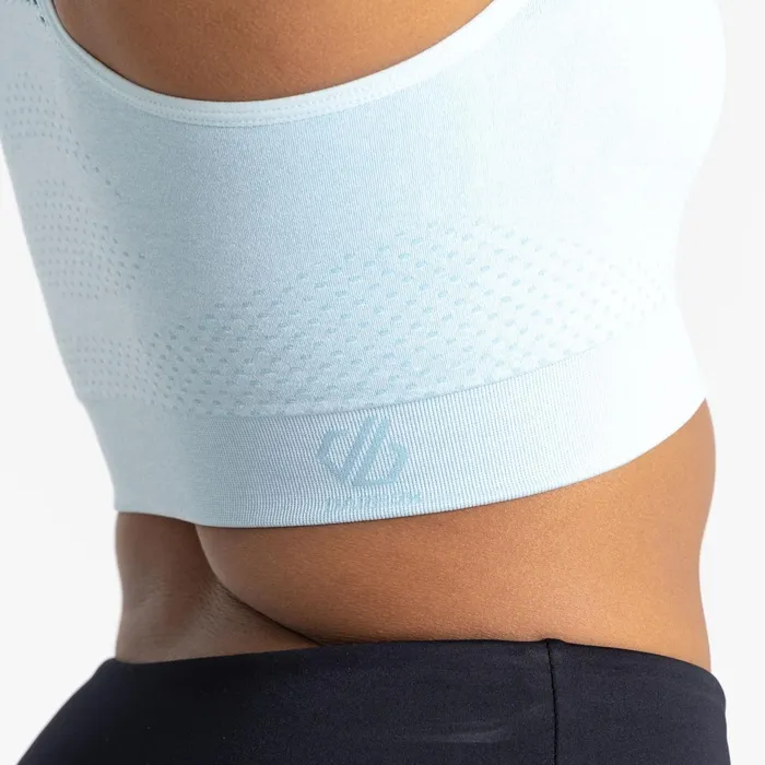 Dare 2b Gym Tops Don039t Sweat It Ii Sports Bra Quiet Blue 8211 Women