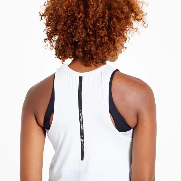 Dare 2b Gym Tops Henry Holland 8211 Cut Loose Vest White 8211 Women