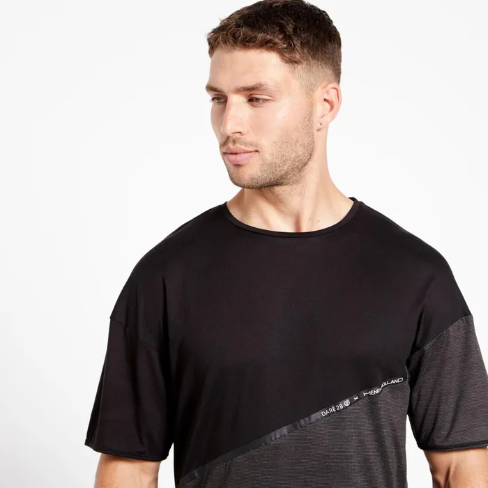 Dare 2b Gym Tops Henry Holland 8211 No Sweat Active TShirt Black 8211 Men