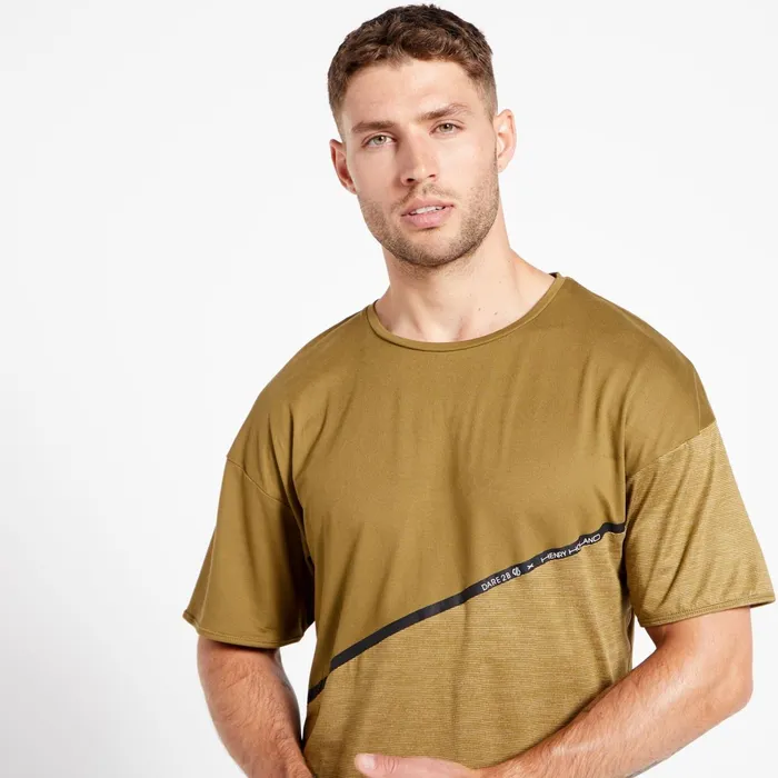 Dare 2b Gym Tops Henry Holland 8211 No Sweat Active TShirt Olive 8211 Men