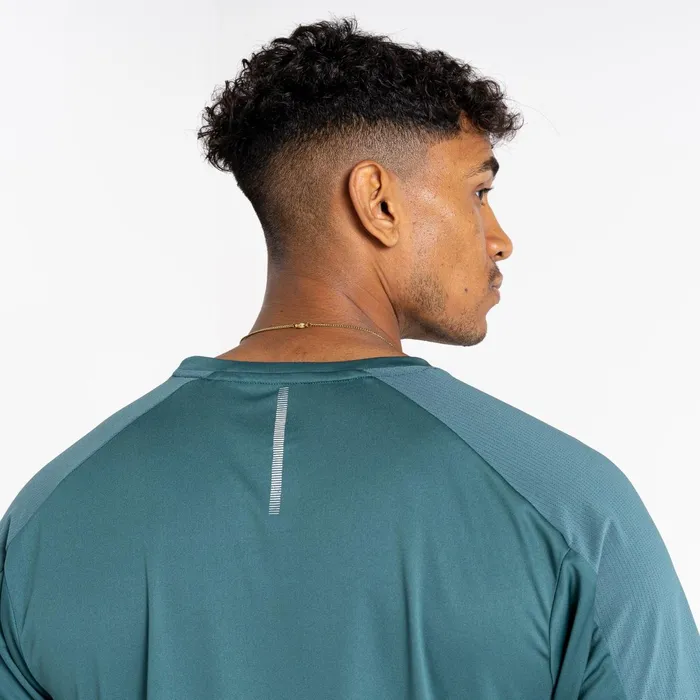 Dare 2b Gym Tops Jermaine Jenas 8211 Discernible Iii TShirt Mediterranean Green 8211 Men