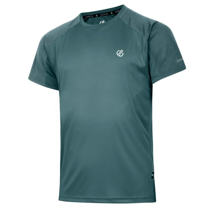 Dare 2b Gym Tops Jermaine Jenas 8211 Discernible Iii TShirt Mediterranean Green 8211 Men