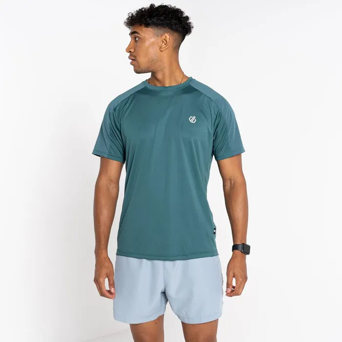 Dare 2b Gym Tops Jermaine Jenas 8211 Discernible Iii TShirt Mediterranean Green 8211 Men