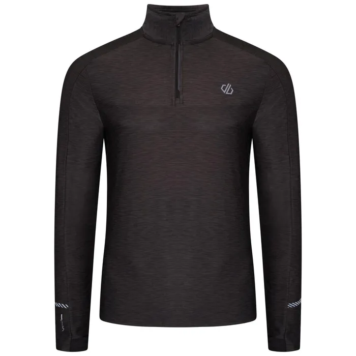 Dare 2b Gym Tops Jermaine Jenas 8211 Power Up Ii Lightweight Jersey Black Marl 8211 Men