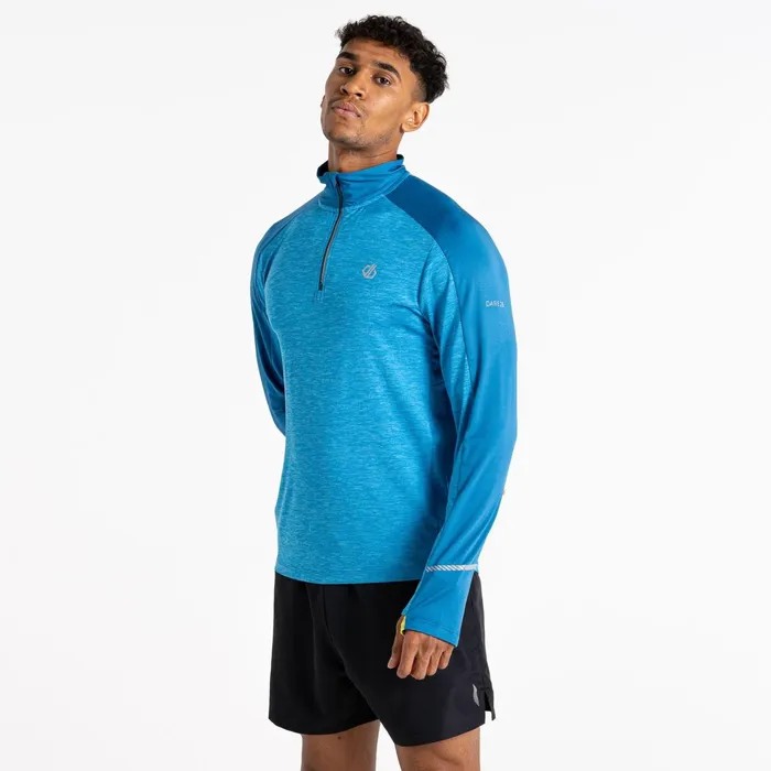 Dare 2b Gym Tops Jermaine Jenas 8211 Power Up Ii Lightweight Jersey Deep Water Marl 8211 Men