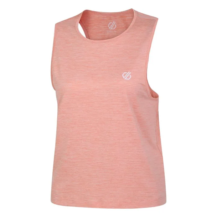Dare 2b Gym Tops Meditate Cropped Top Apricot Blush Marl 8211 Women