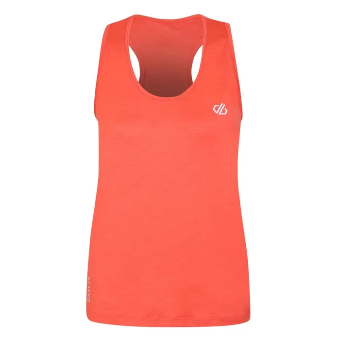 Dare 2b Gym Tops Modernize Ii Lightweight Vest Neon Peach 8211 Women