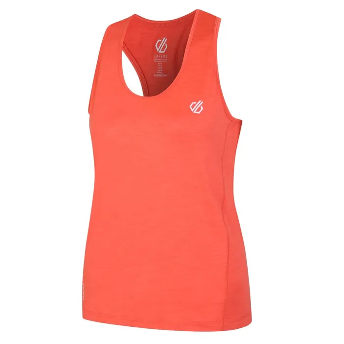 Dare 2b Gym Tops Modernize Ii Lightweight Vest Neon Peach 8211 Women