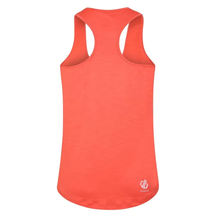 Dare 2b Gym Tops Modernize Ii Lightweight Vest Neon Peach 8211 Women