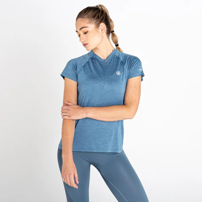 Dare 2b Gym Tops Outdare Iii Lightweight Jersey Bluestone 8211 Women