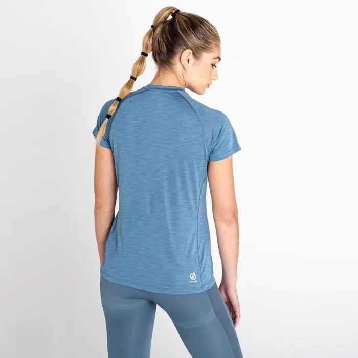 Dare 2b Gym Tops Outdare Iii Lightweight Jersey Bluestone 8211 Women