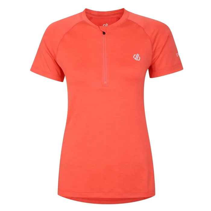 Dare 2b Gym Tops Outdare Iii Lightweight Jersey Neon Peach 8211 Women