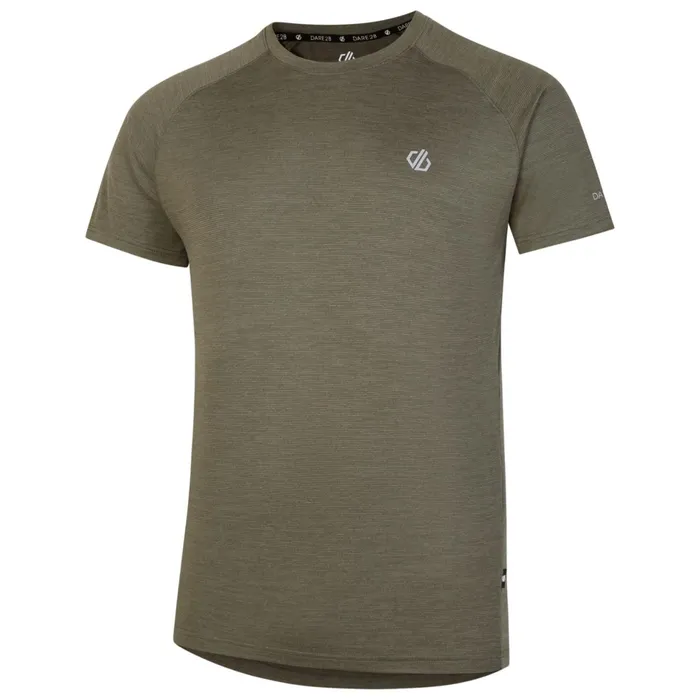 Dare 2b Gym Tops Persist TShirt Lichen Green Marl 8211 Men