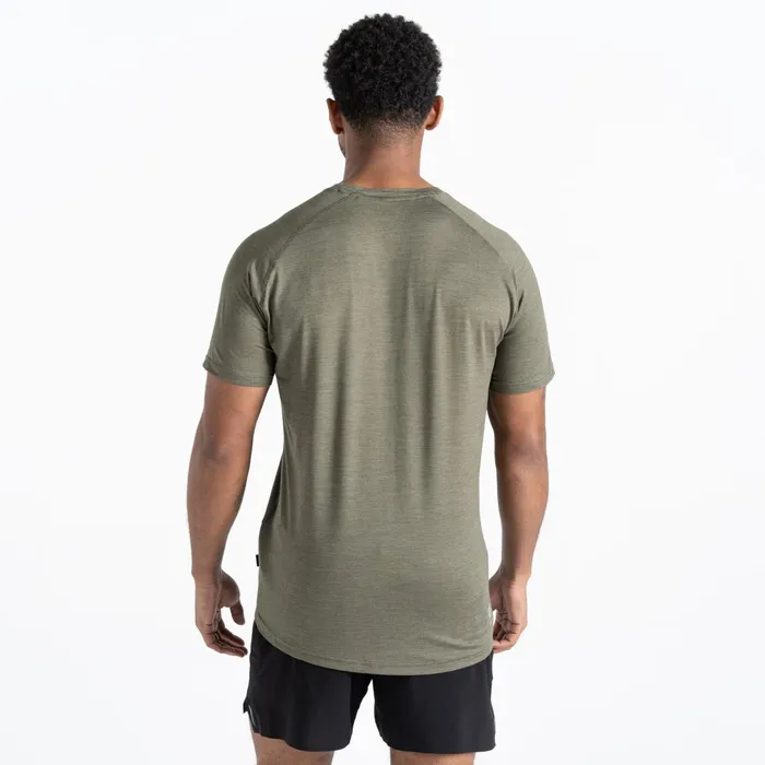 Dare 2b Gym Tops Persist TShirt Lichen Green Marl 8211 Men