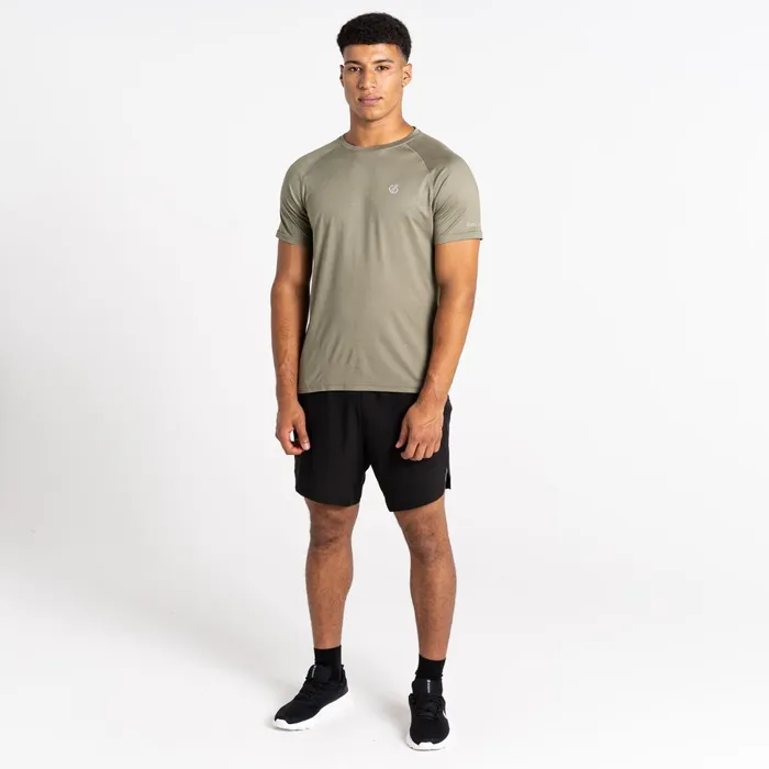 Dare 2b Gym Tops Persist TShirt Oil Green Marl 8211 Men