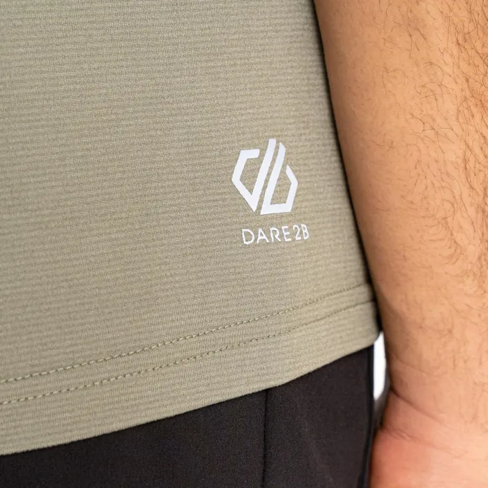 Dare 2b Gym Tops Persist TShirt Oil Green Marl 8211 Men