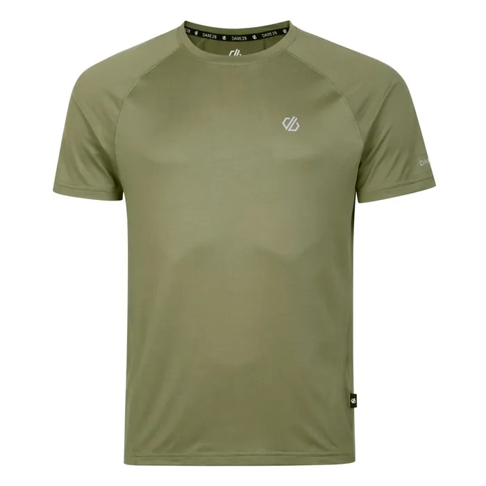 Dare 2b Gym Tops Persist TShirt Oil Green Marl 8211 Men
