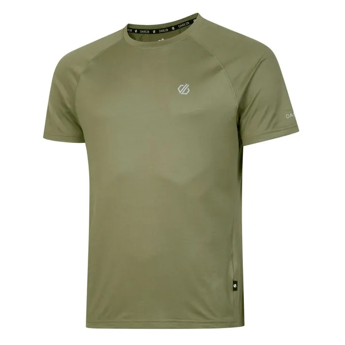 Dare 2b Gym Tops Persist TShirt Oil Green Marl 8211 Men