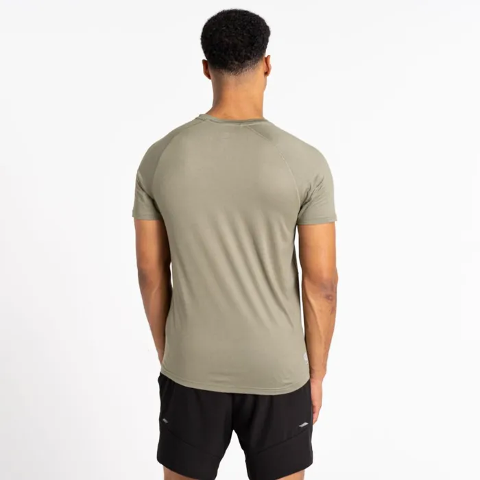 Dare 2b Gym Tops Persist TShirt Oil Green Marl 8211 Men