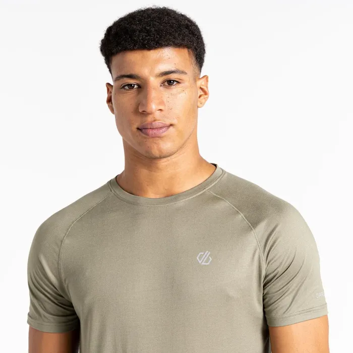 Dare 2b Gym Tops Persist TShirt Oil Green Marl 8211 Men