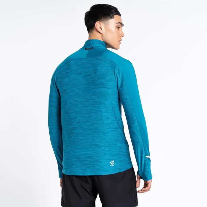 Dare 2b Gym Tops Power Up Ii Lightweight Jersey Fjord Blue 8211 Men