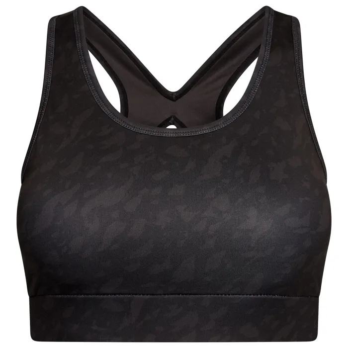 Dare 2b Gym Tops Swift Sports Bra Black Leaf Flow Print 8211 Women