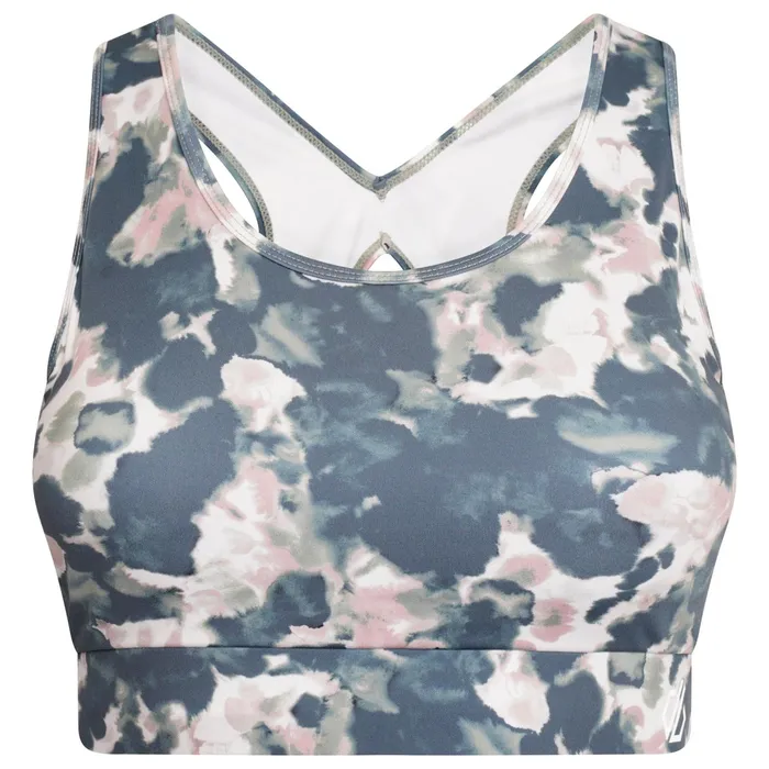 Dare 2b Gym Tops Swift Sports Bra Dusky Rose Inky Print 8211 Women