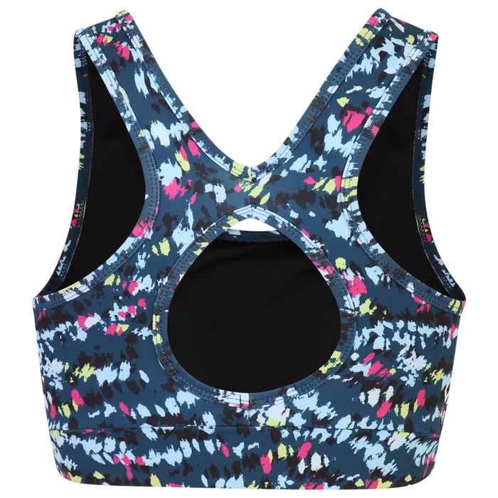 Dare 2b Gym Tops Swift Sports Bra Moonlight Denim Dash Print 8211 Women