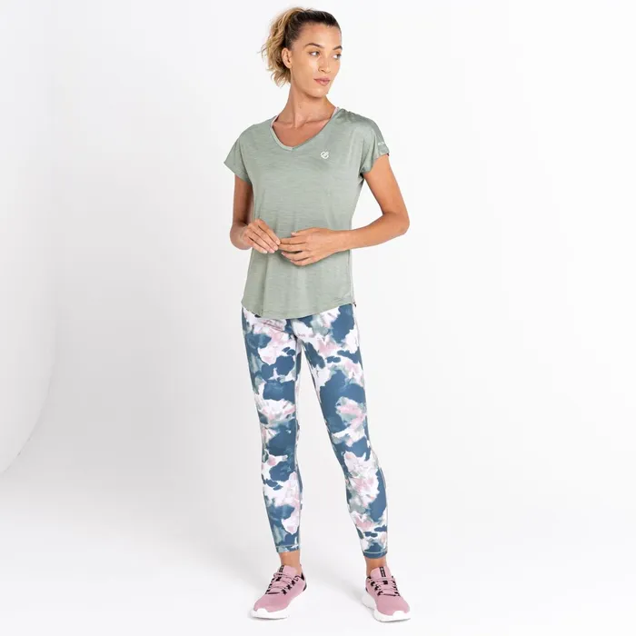 Dare 2b Gym Tops Vigilant Lightweight Tee Lilypad Green 8211 Women