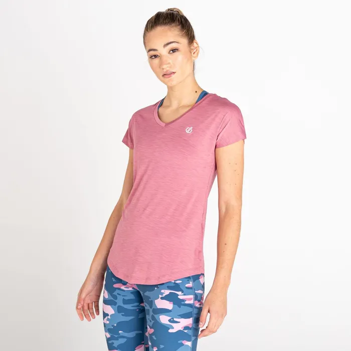 Dare 2b Gym Tops Vigilant Lightweight Tee Mesa Rose 8211 Women