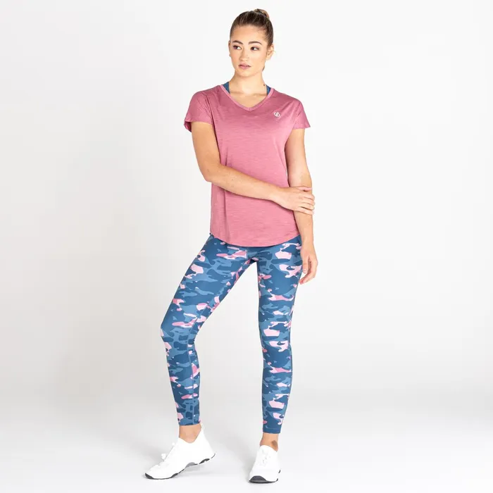 Dare 2b Gym Tops Vigilant Lightweight Tee Mesa Rose 8211 Women