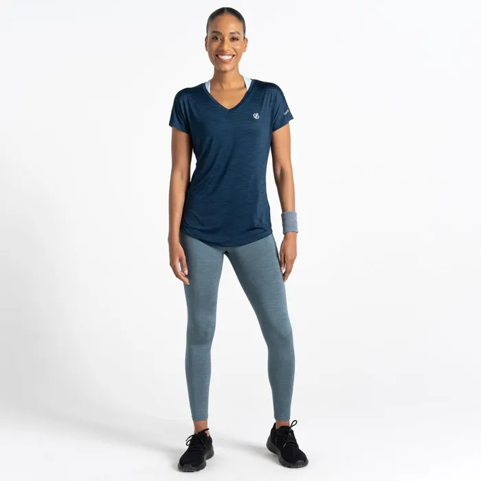 Dare 2b Gym Tops Vigilant Lightweight Tee Moonlight Denim 8211 Women