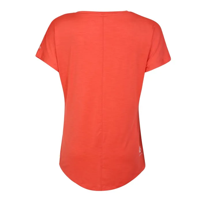 Dare 2b Gym Tops Vigilant Lightweight Tee Neon Peach 8211 Women