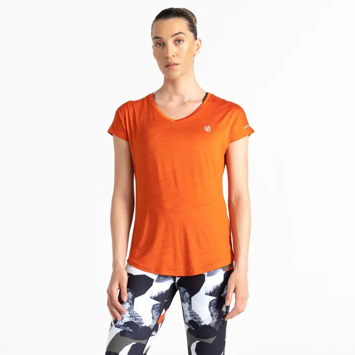 Dare 2b Gym Tops Vigilant Lightweight Tee Rusty Orange 8211 Women