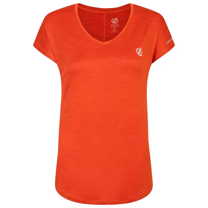 Dare 2b Gym Tops Vigilant Lightweight Tee Rusty Orange 8211 Women