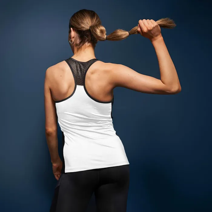 Dare 2b Gym Tops You039re A Gem Racer Back Vest White Black 8211 Women