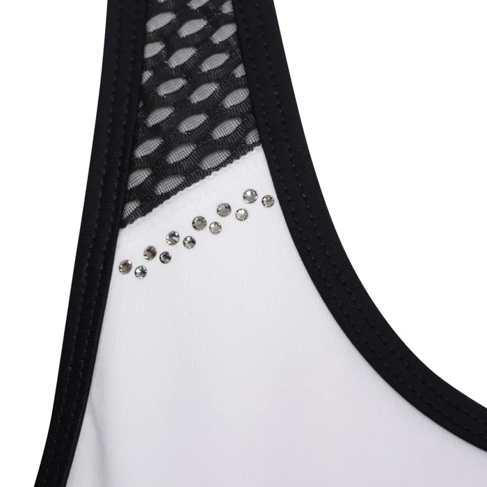 Dare 2b Gym Tops You039re A Gem Racer Back Vest White Black 8211 Women