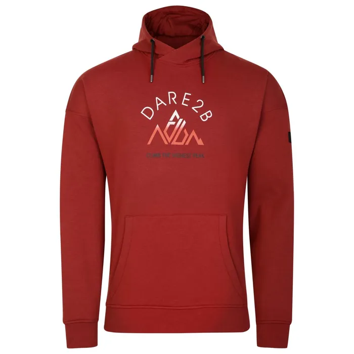 Dare 2b Hoodies and Sweatshirts Distinctly Graphic Hoodie Madder Brown 8211 Men