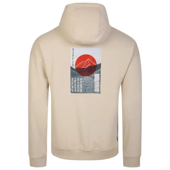 Dare 2b Hoodies and Sweatshirts Distinctly Graphic Hoodie Pelican Clay 8211 Men