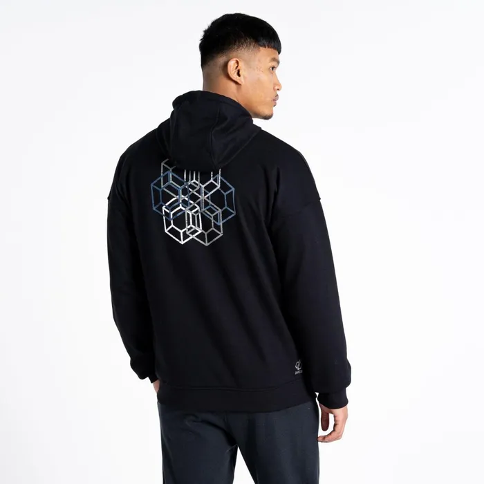 Dare 2b Hoodies and Sweatshirts Jermaine Jenas 8211 Distinctly Graphic Hoodie Black 8211 Men