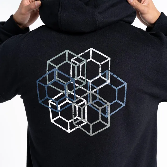 Dare 2b Hoodies and Sweatshirts Jermaine Jenas 8211 Distinctly Graphic Hoodie Black 8211 Men