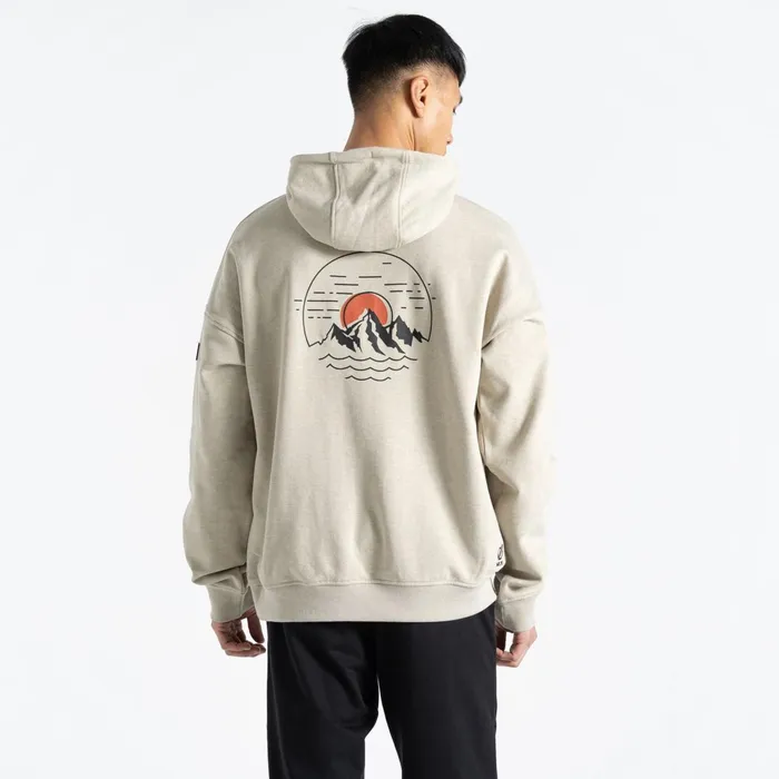 Dare 2b Hoodies and Sweatshirts Jermaine Jenas 8211 Distinctly Graphic Hoodie Willow Grey 8211 Men