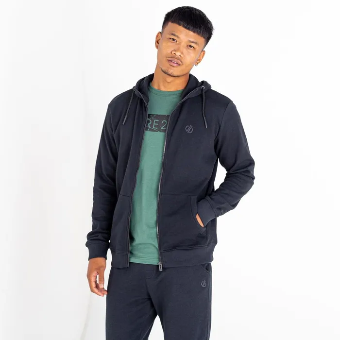 Dare 2b Hoodies and Sweatshirts Jermaine Jenas 8211 Modulus Full Zip Hoodie Black 8211 Men