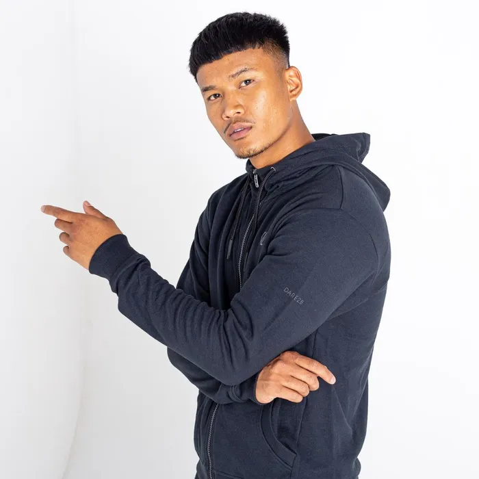 Dare 2b Hoodies and Sweatshirts Jermaine Jenas 8211 Modulus Full Zip Hoodie Black 8211 Men